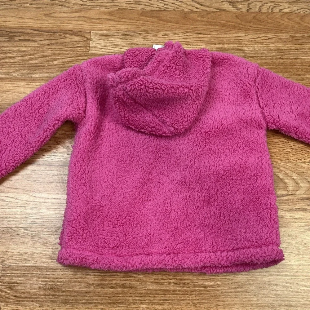 The Children's Place Sherpa Hoodie Pink Little Girls Size S 5-6 NEW‎